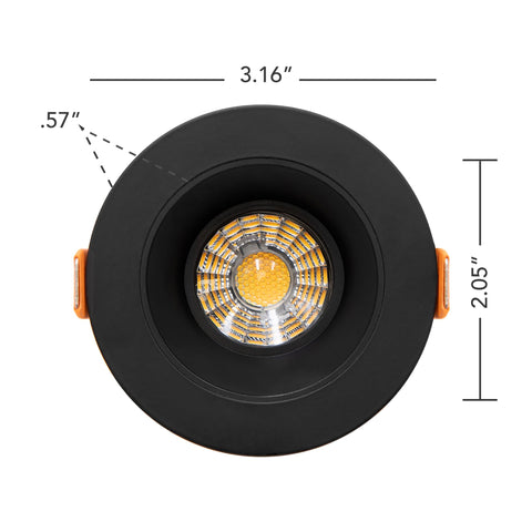 Maxxima 36-degree beam provides even coverage in rooms.