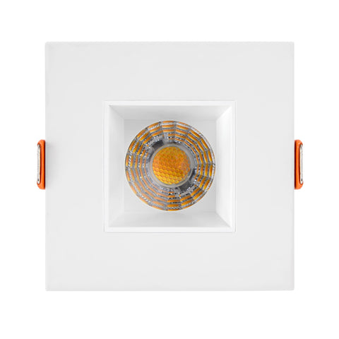 Maxxima 2in ultra-thin downlight recessed installation demonstrates canless mounting.