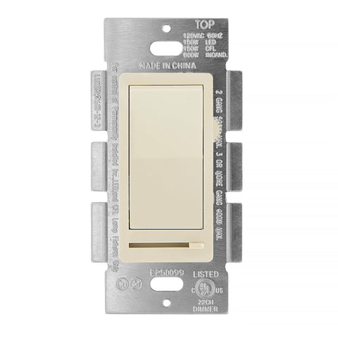 Maxxima 3-way/single-pole dimmer setup demonstrates flexible configuration