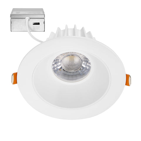 Maxxima 4-inch ultra-thin downlight with anti-glare lighting for comfortable rooms.