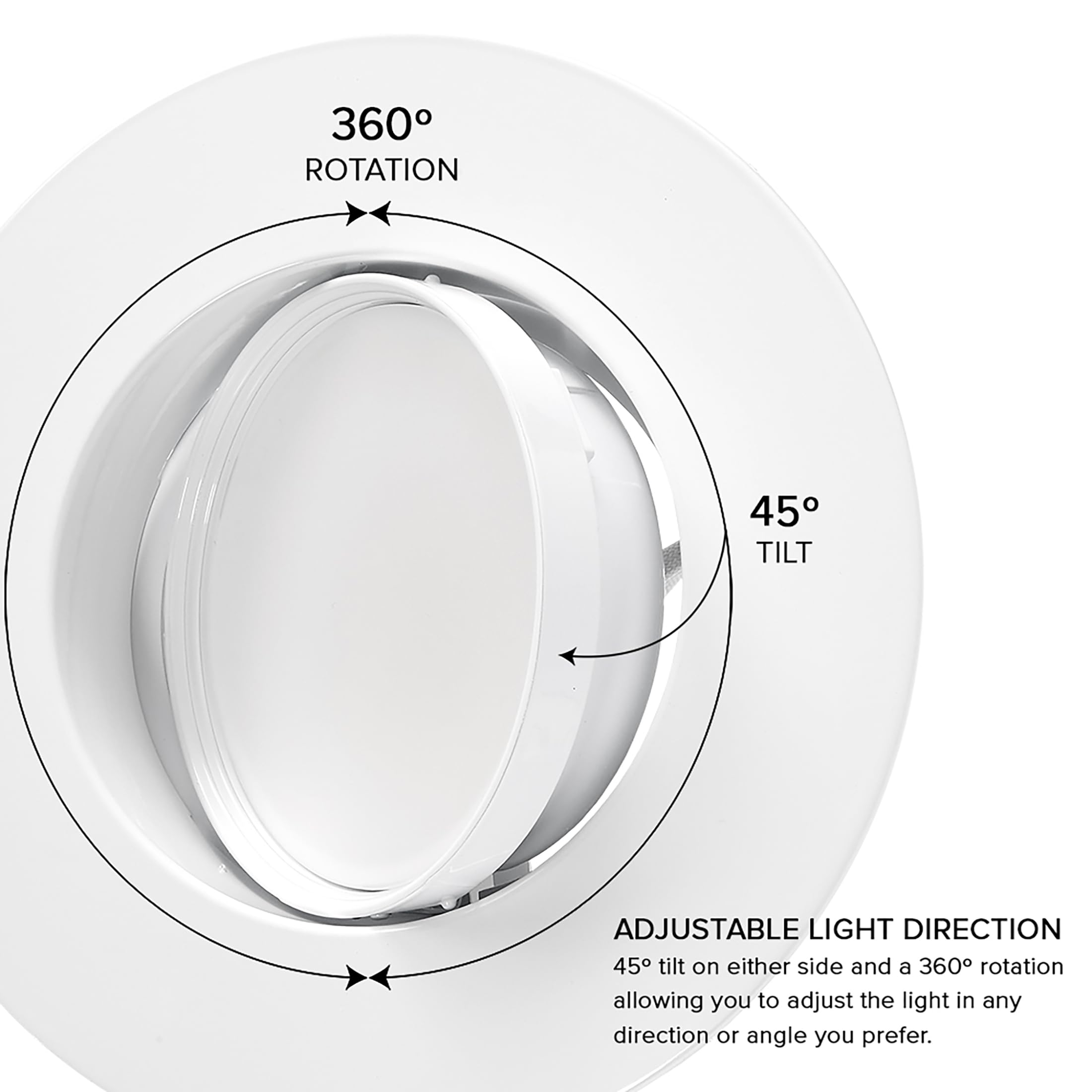 Maxxima 5-inch can-fit downlight ready for quick installation.