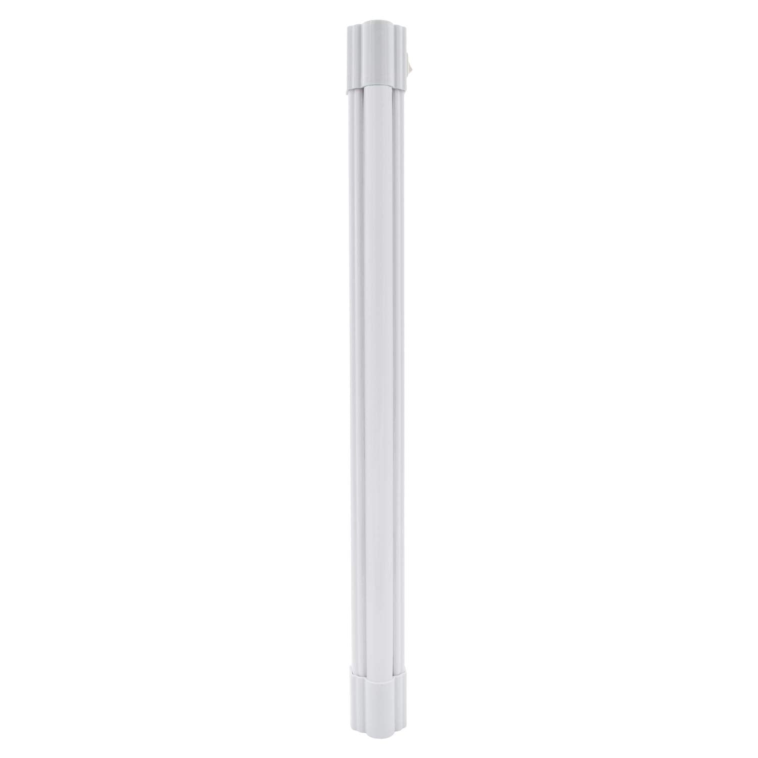 Maxxima 900 lumens strip light offers clear countertop visibility for work areas.