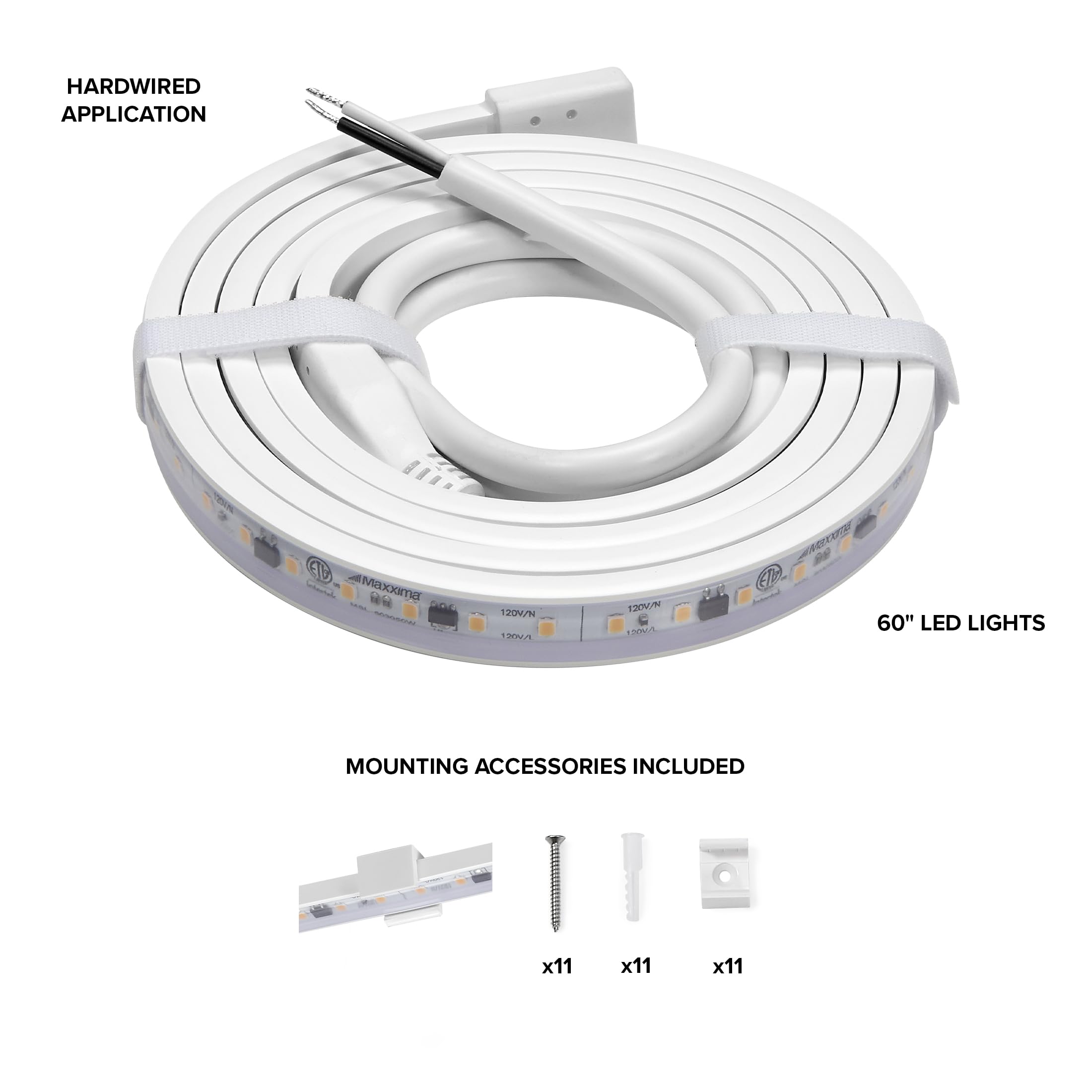 Maxxima 90 CRI lighting provides true color rendering on countertops.