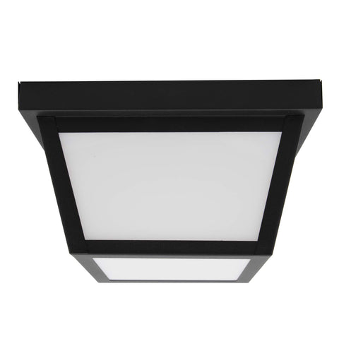 Maxxima 9-inch light side view highlights versatile ceiling mounting for porches and decks