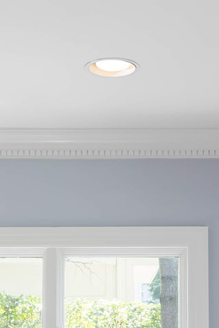 Dimmable Maxxima BR40 LED bulb for adjustable brightness in any room.