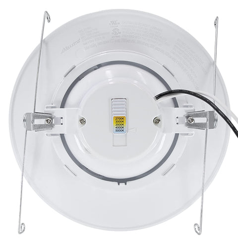 Maxxima 2700K–5000K range supports adaptable task lighting.