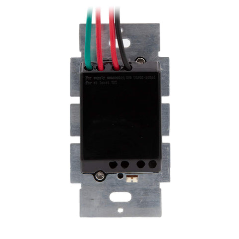 Maxxima dimmer switch installed in-wall for enhanced room ambiance control
