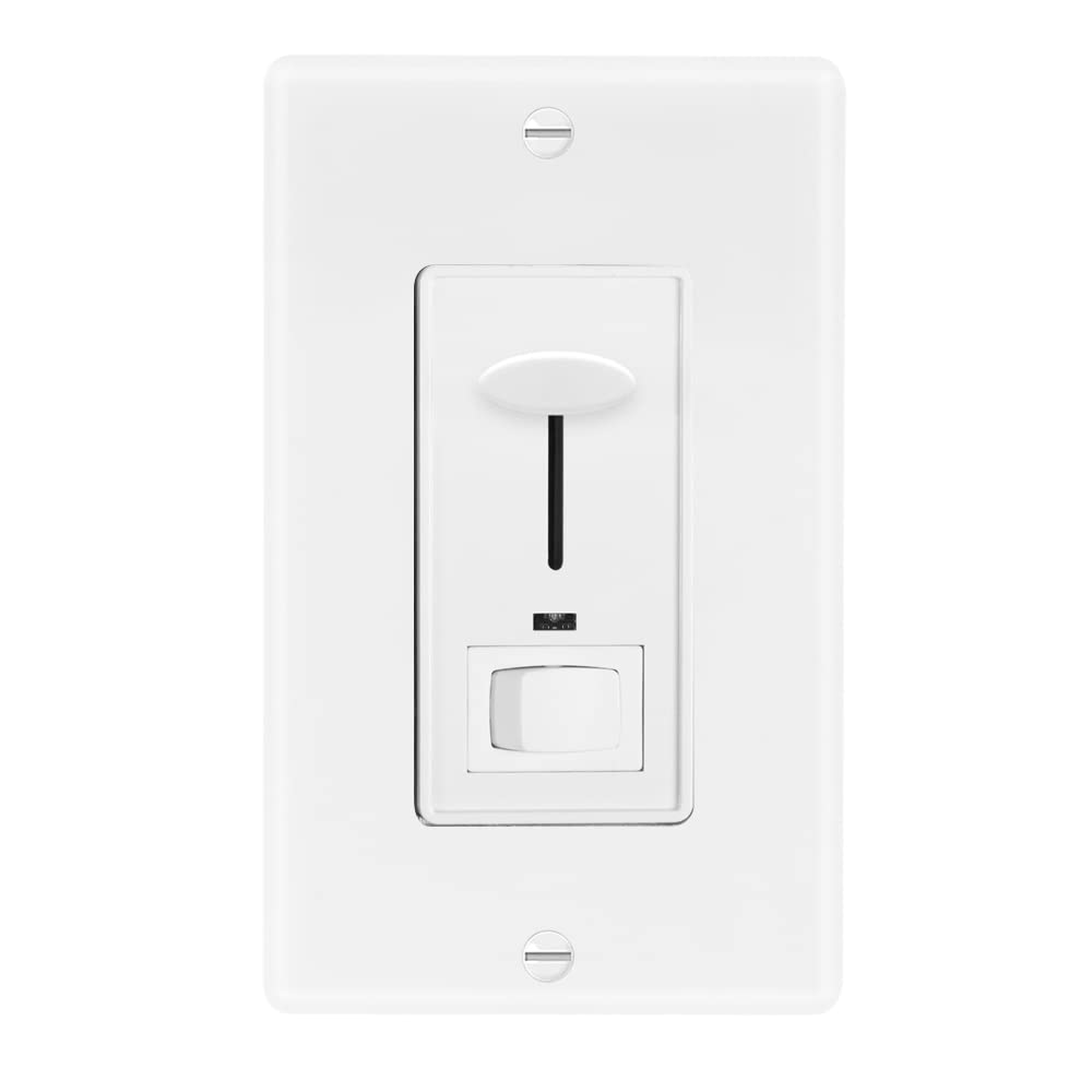 Wall plate included for a clean, professional installation