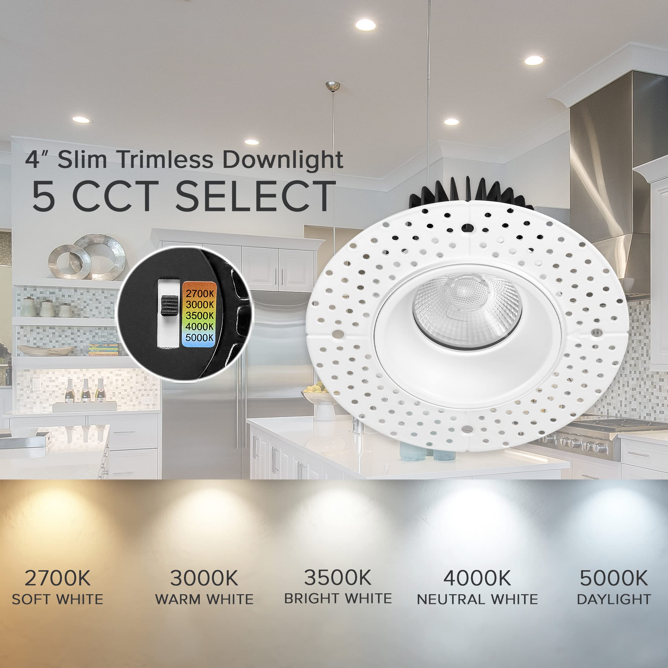 Maxxima downlight with included J-box simplifies wiring and installation