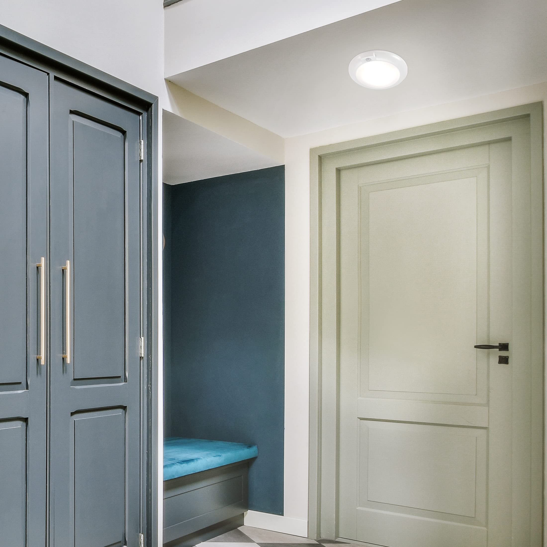 Easy installation with four keyhole slots simplifies mounting.