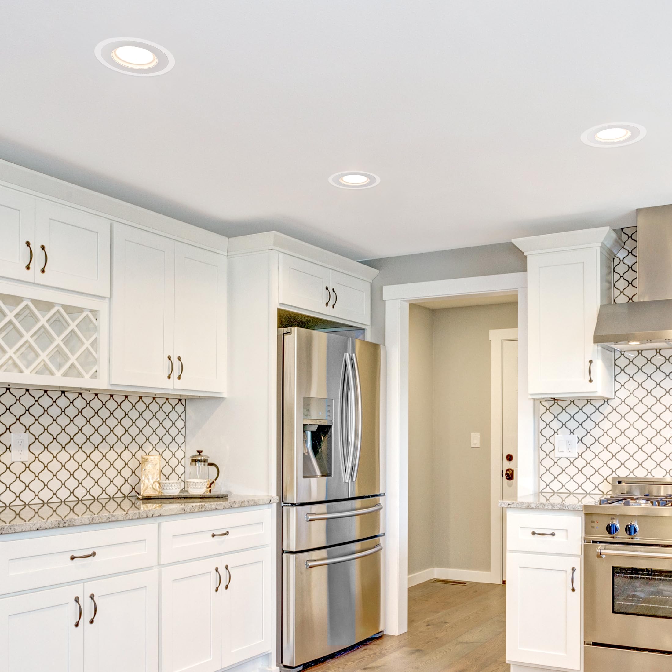 Maxxima goof rings fit can or canless recessed lights
