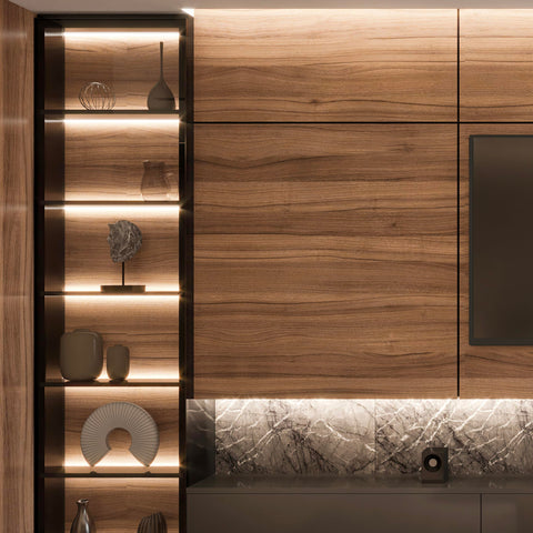 Maxxima indoor-outdoor use extends lighting to patios and kitchens