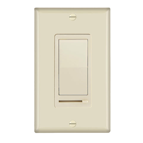 Maxxima ivory wall plate with screws for a clean installation