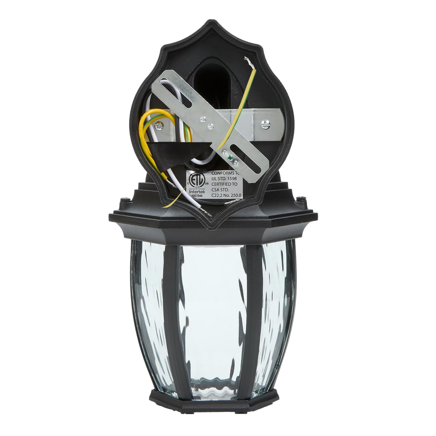 Maxxima LED outdoor wall light CETL listed warranty badge and outdoor reliability