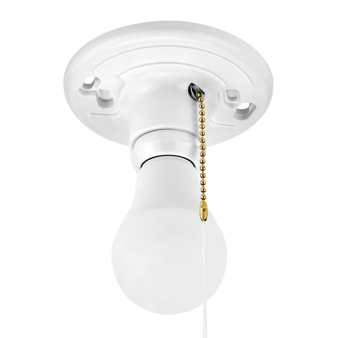Maxxima lamp holder supports up to 660W for bright utility lighting.