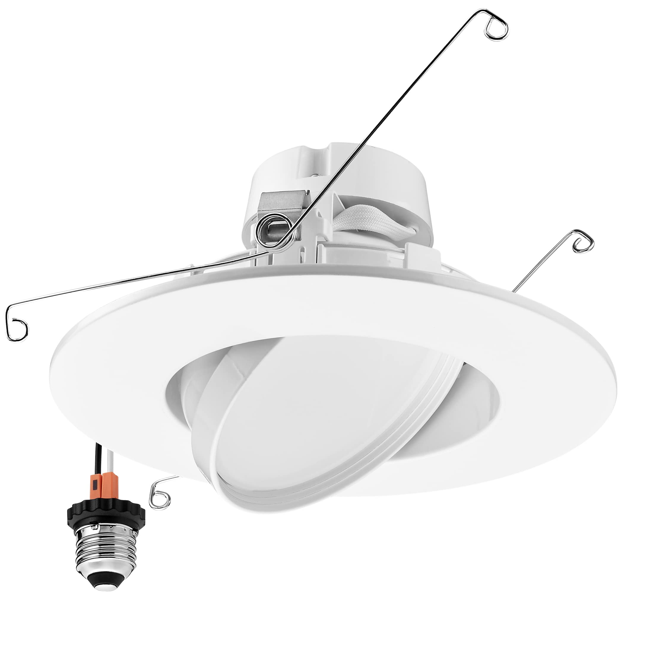 Maxxima rotatable downlight with 1200 lm output for flexible kitchen lighting.
