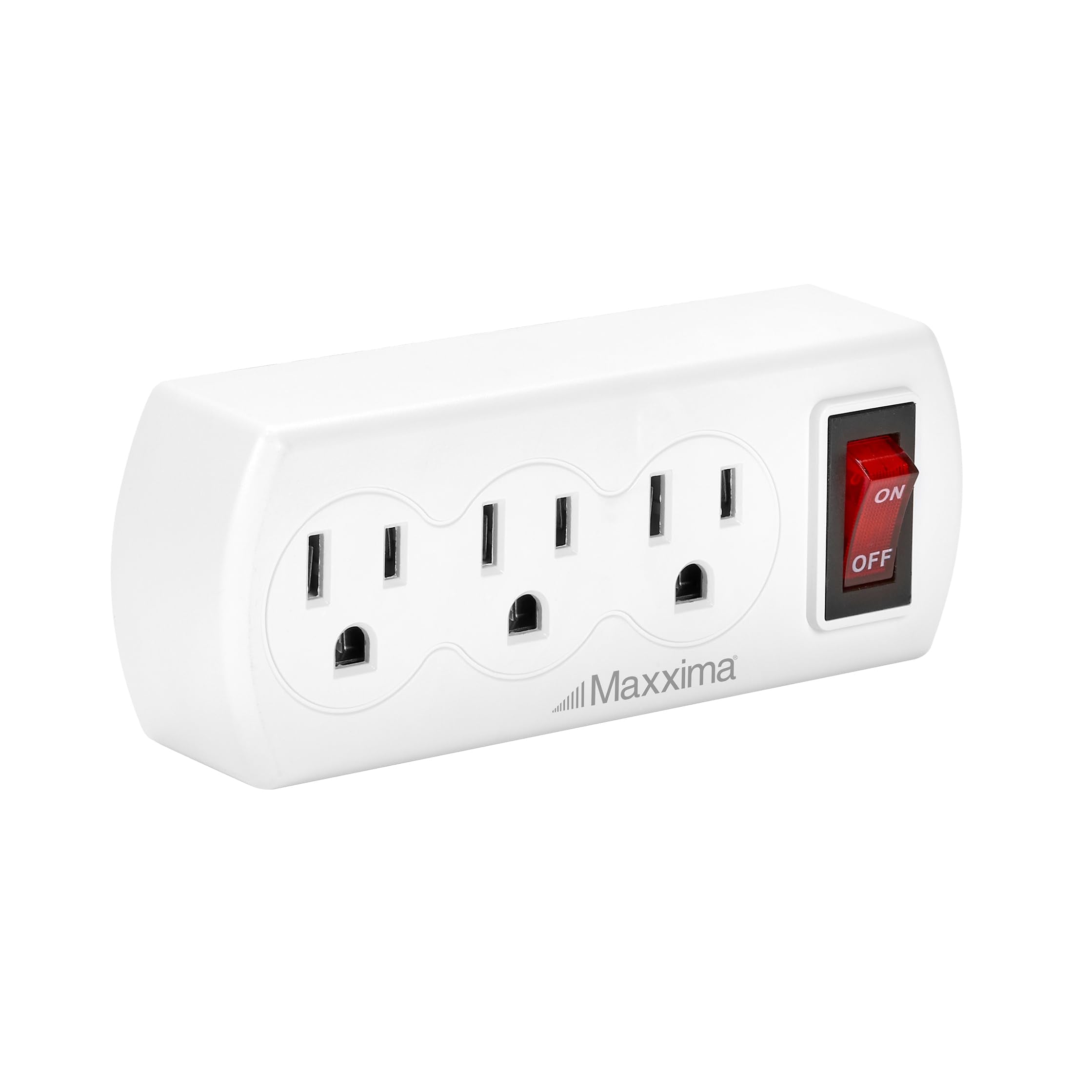 Maxxima travel-friendly wall extender keeps power handy on trips.