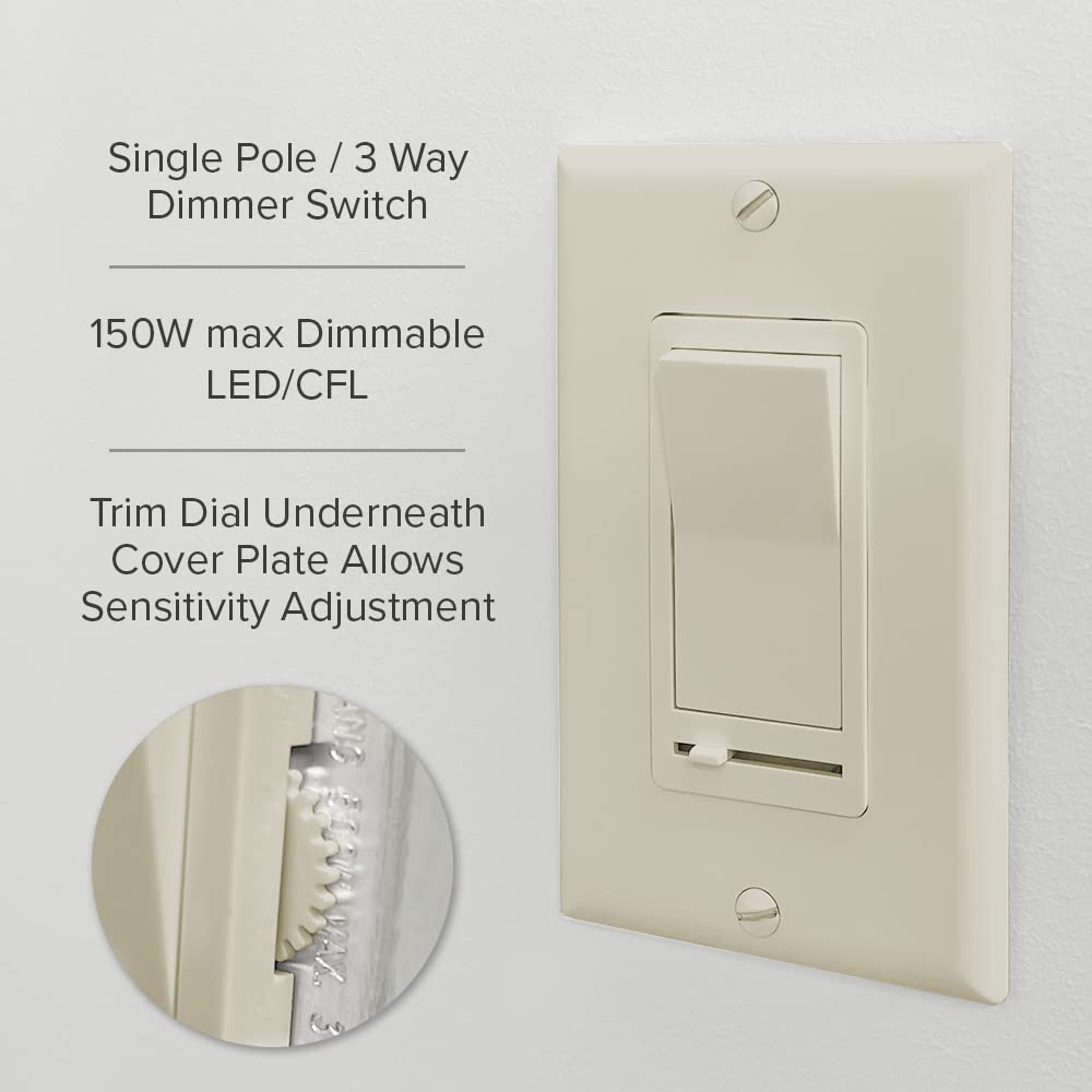 Maxxima trim dial sensitivity for LED compatibility during installation