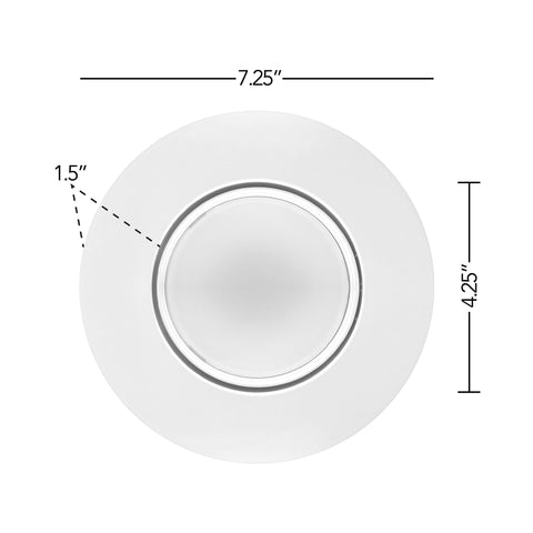 Maxxima UL listed and Title 20 compliant downlight for safe use.