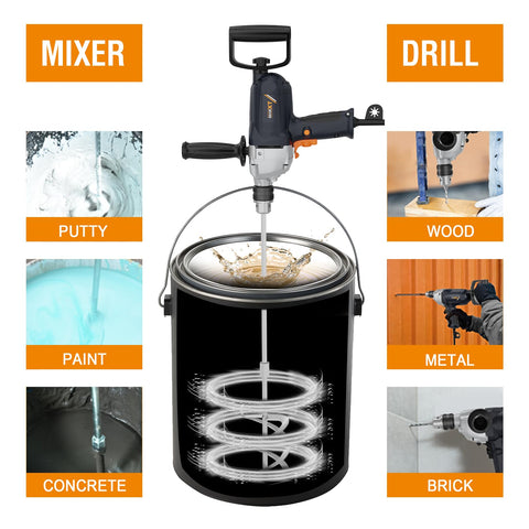 MAXXT 1/2-inch chuck connection compatible with a wide range of attachments.