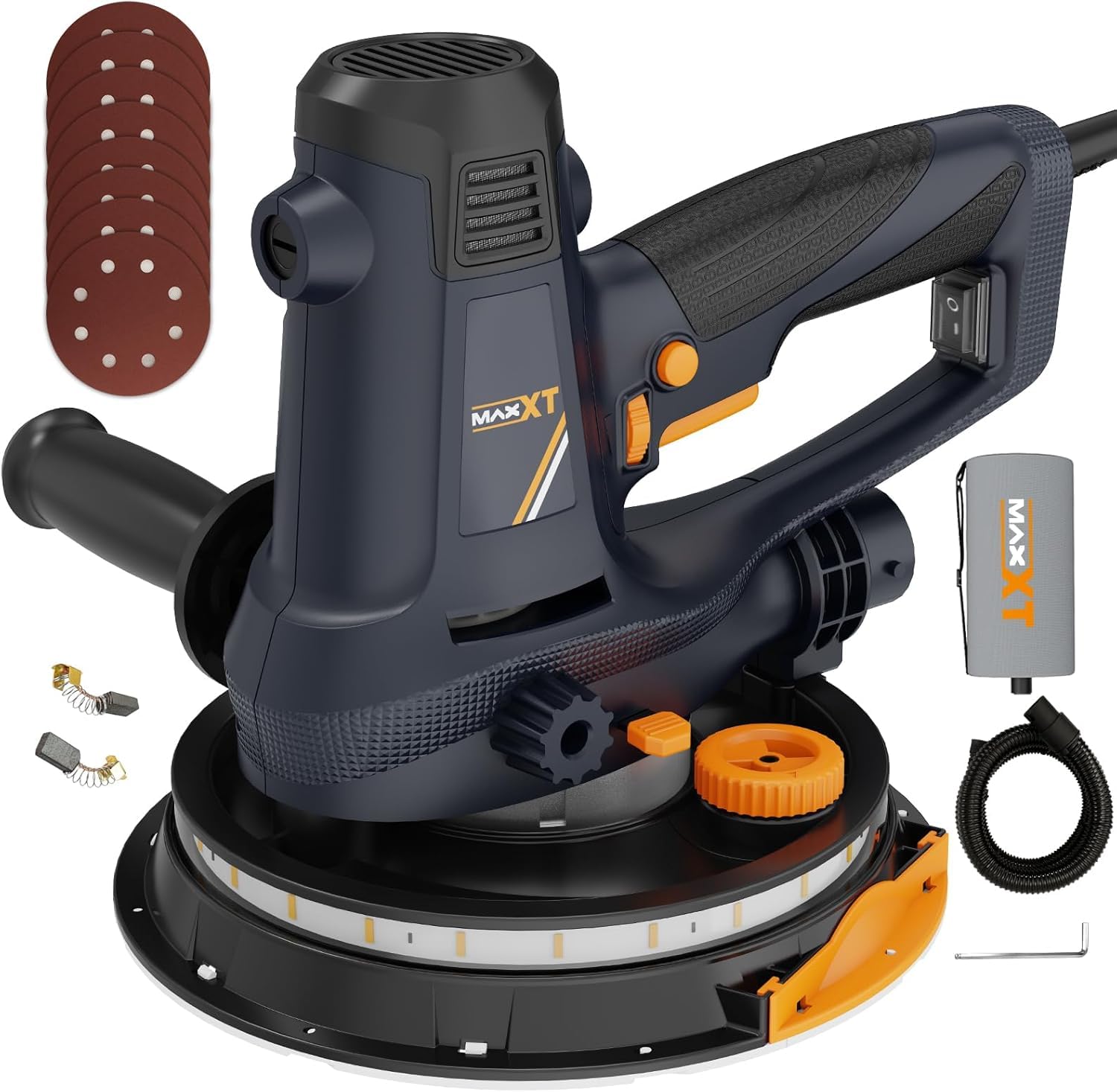 MAXXT drywall sander with ergonomic handle for steady control.