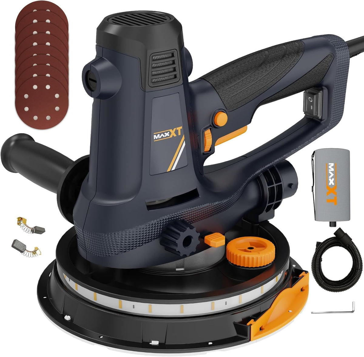 MAXXT drywall sander with ergonomic handle for steady control.