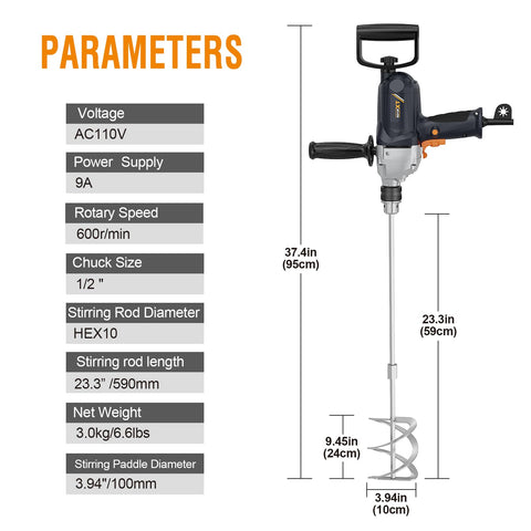 MAXXT mud mixer showing 360-degree rotation for versatile maneuvering.