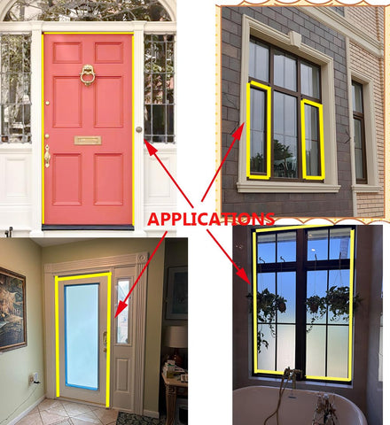Maydos adhesive-back seal ready to install on a door frame corner