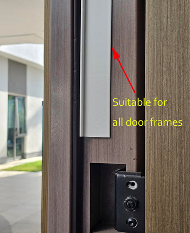 Easy peel-and-stick installation along jamb corners with Maydos