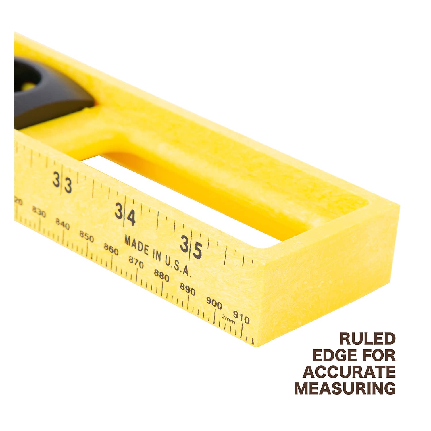 MAYES 10100 level side view demonstrates its impact-resistant frame.