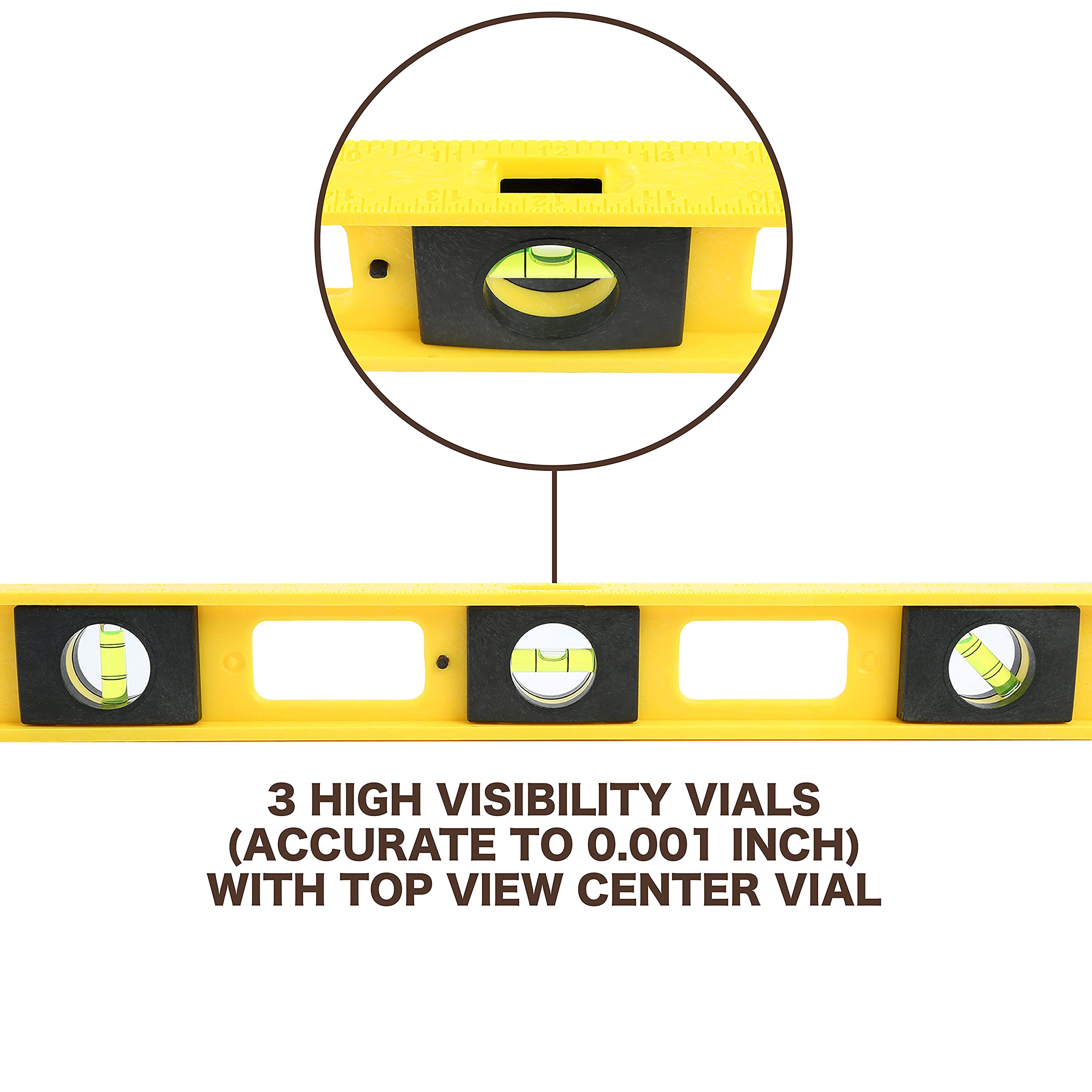 MAYES 10101 level designed to protect finished surfaces during tile and cabinet work