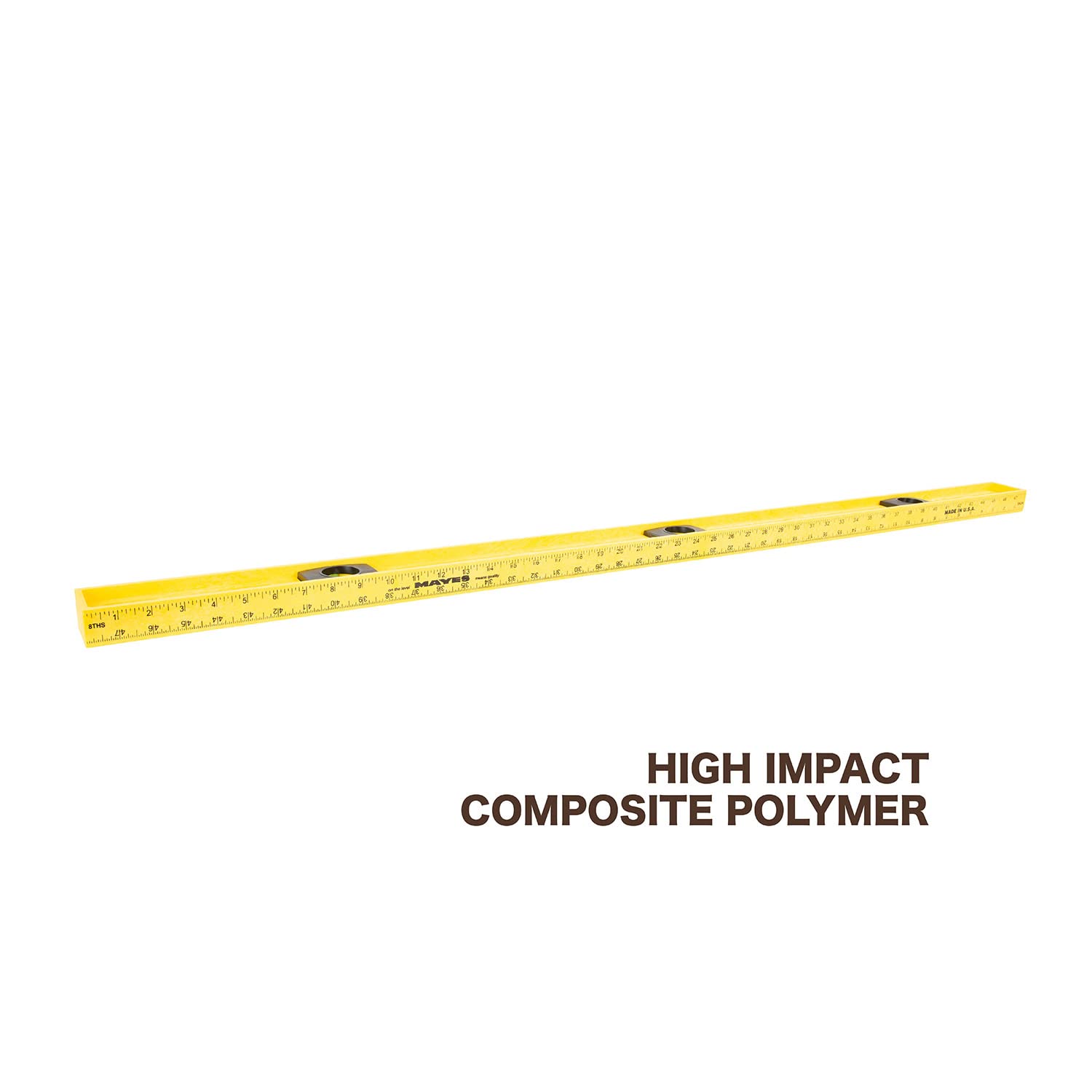 The MAYES 10102 level avoids surface damage on walls and tiles