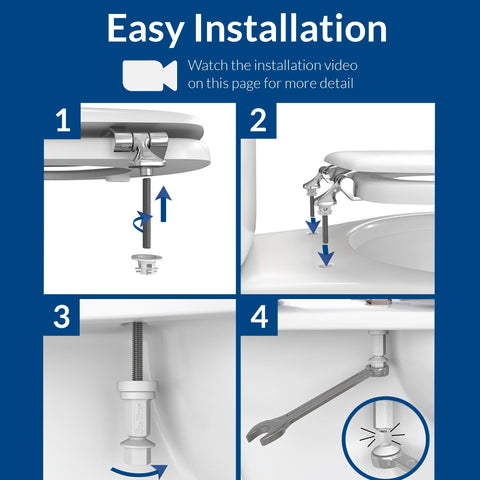 Mayfair Bennett secure-fit hinges prevent wobble for daily comfort