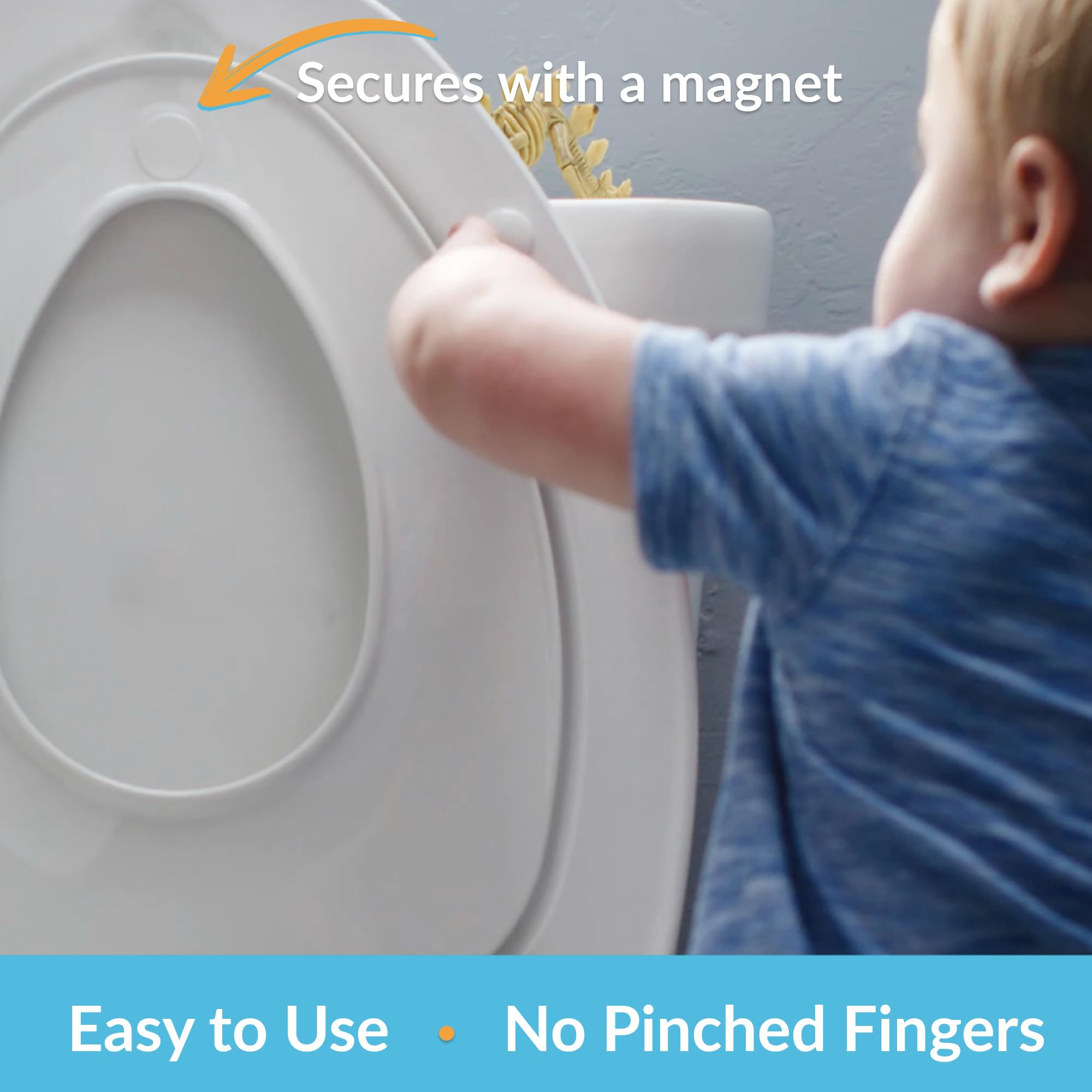 Mayfair NextStep2 stay-tite hinges keep seat firmly attached.