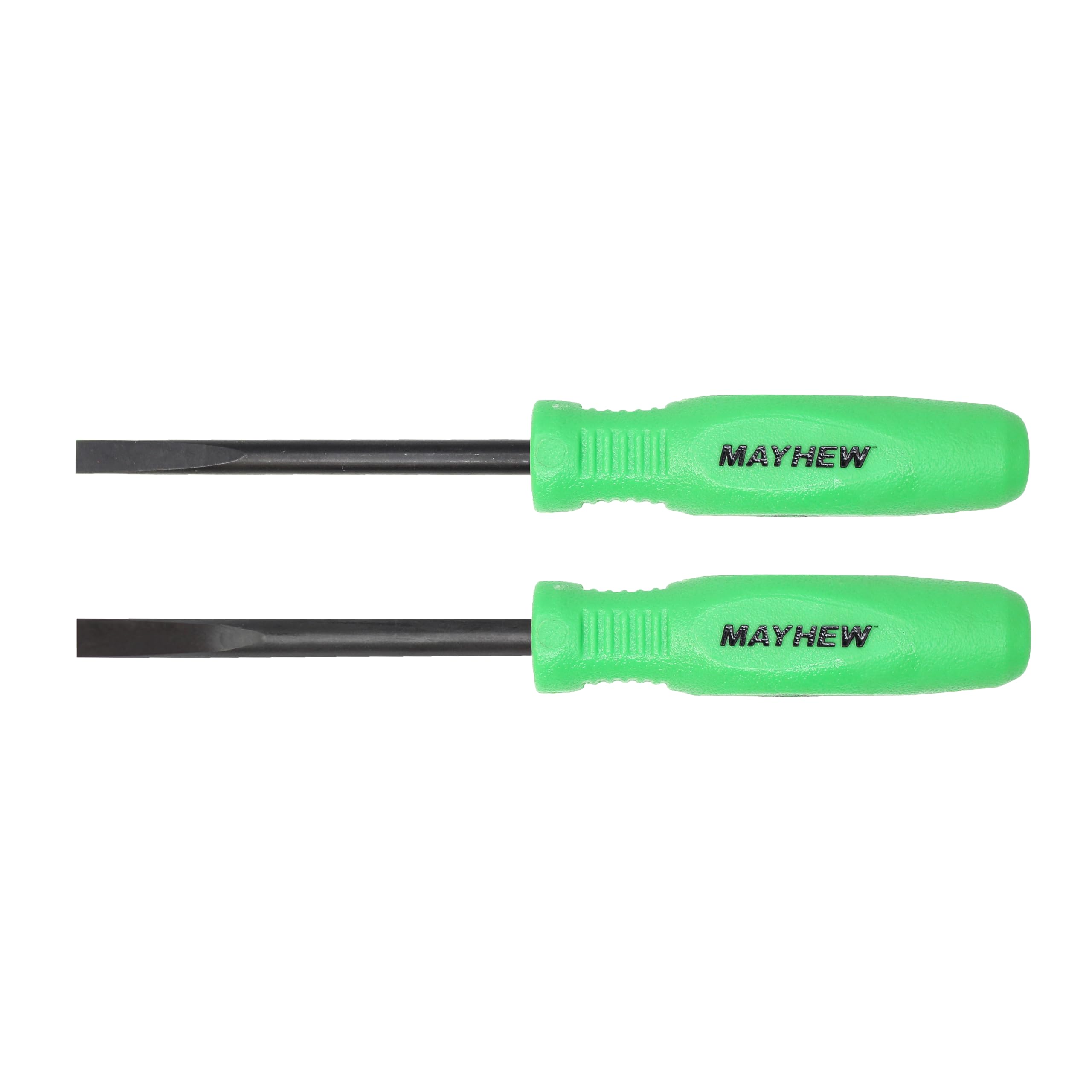 Mayhew 31093GN black oxide finish resists rust on pry bars.