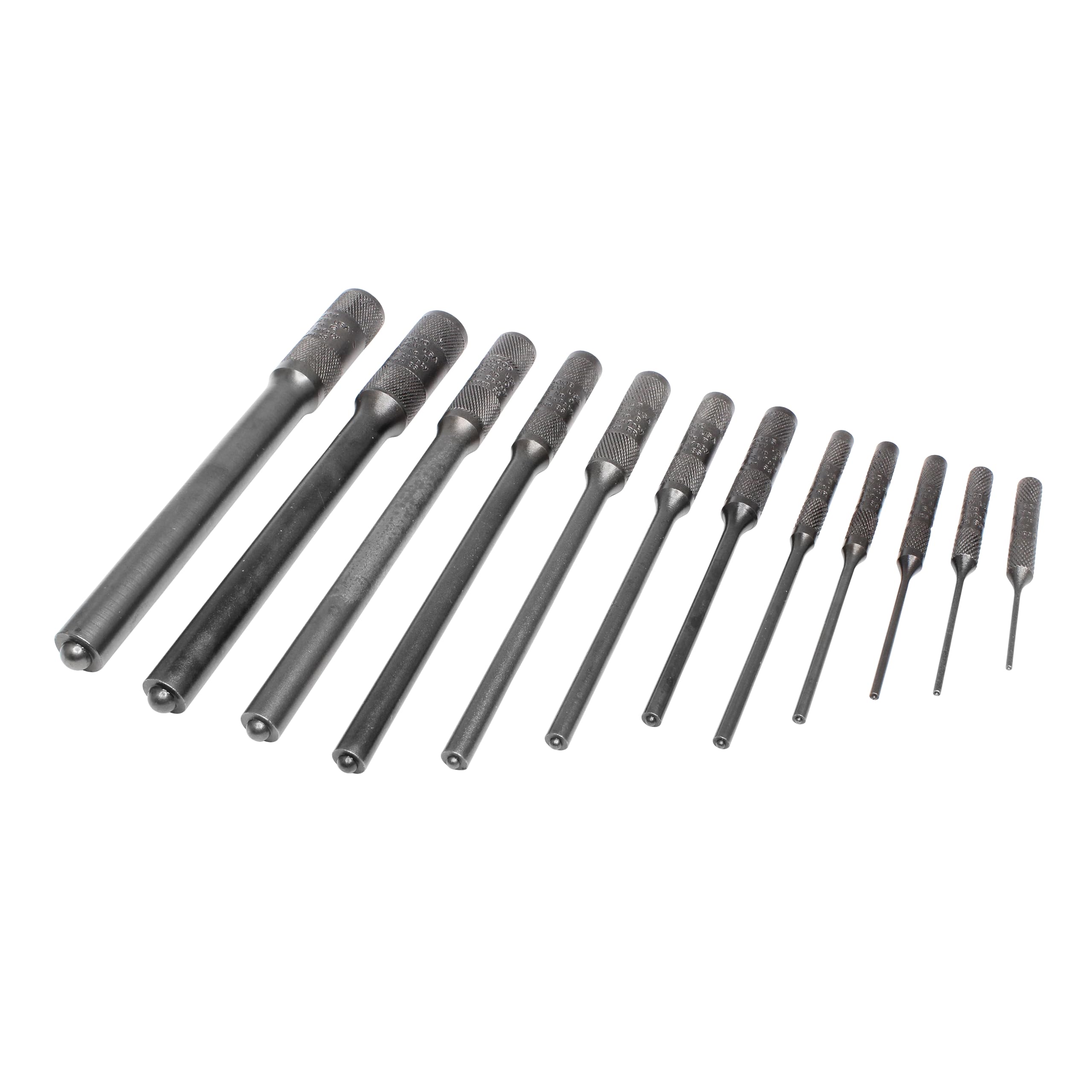 Mayhew 62254 pilot punch set in pouch for organized storage.