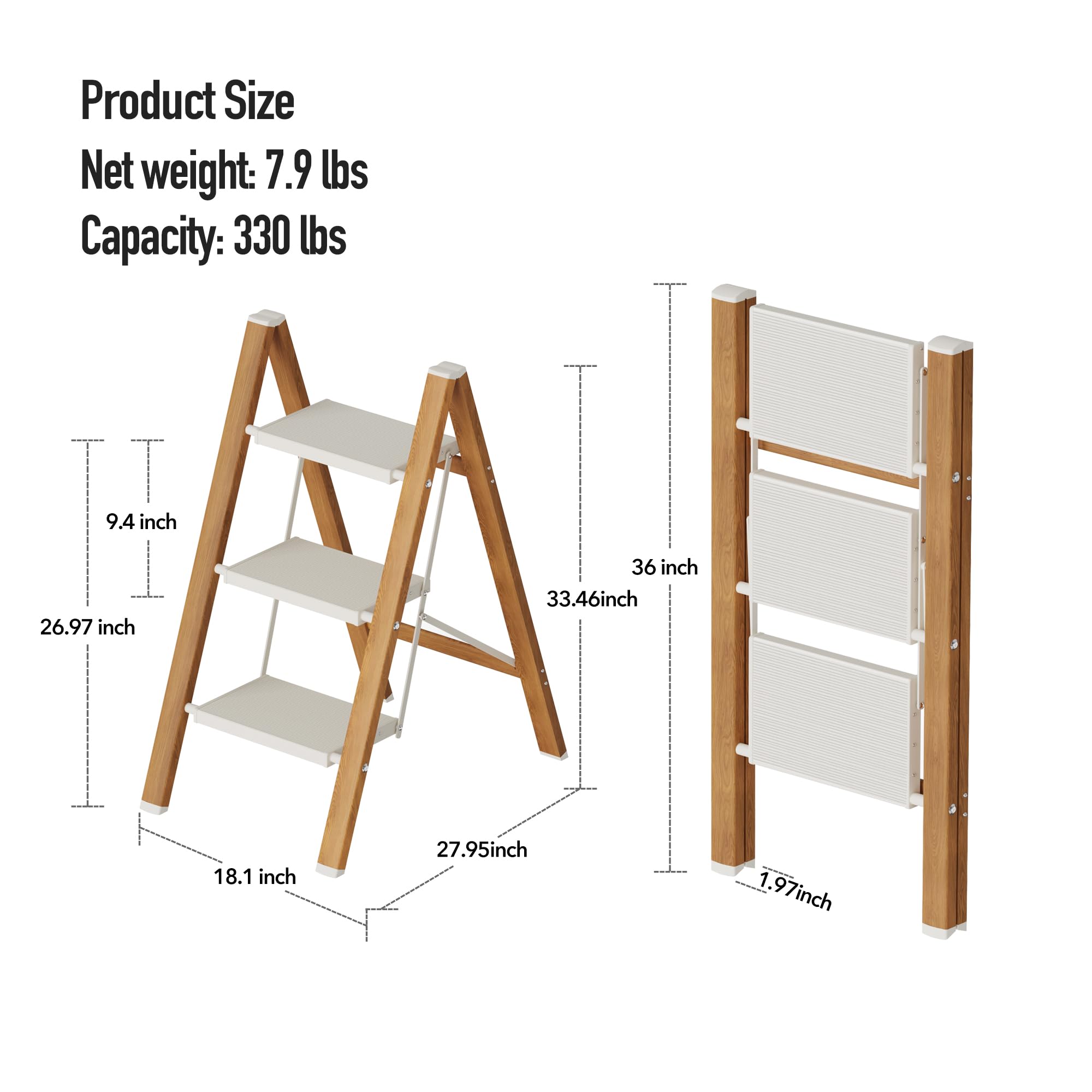 Mayi Plus compact storage in a tight closet for easy access.