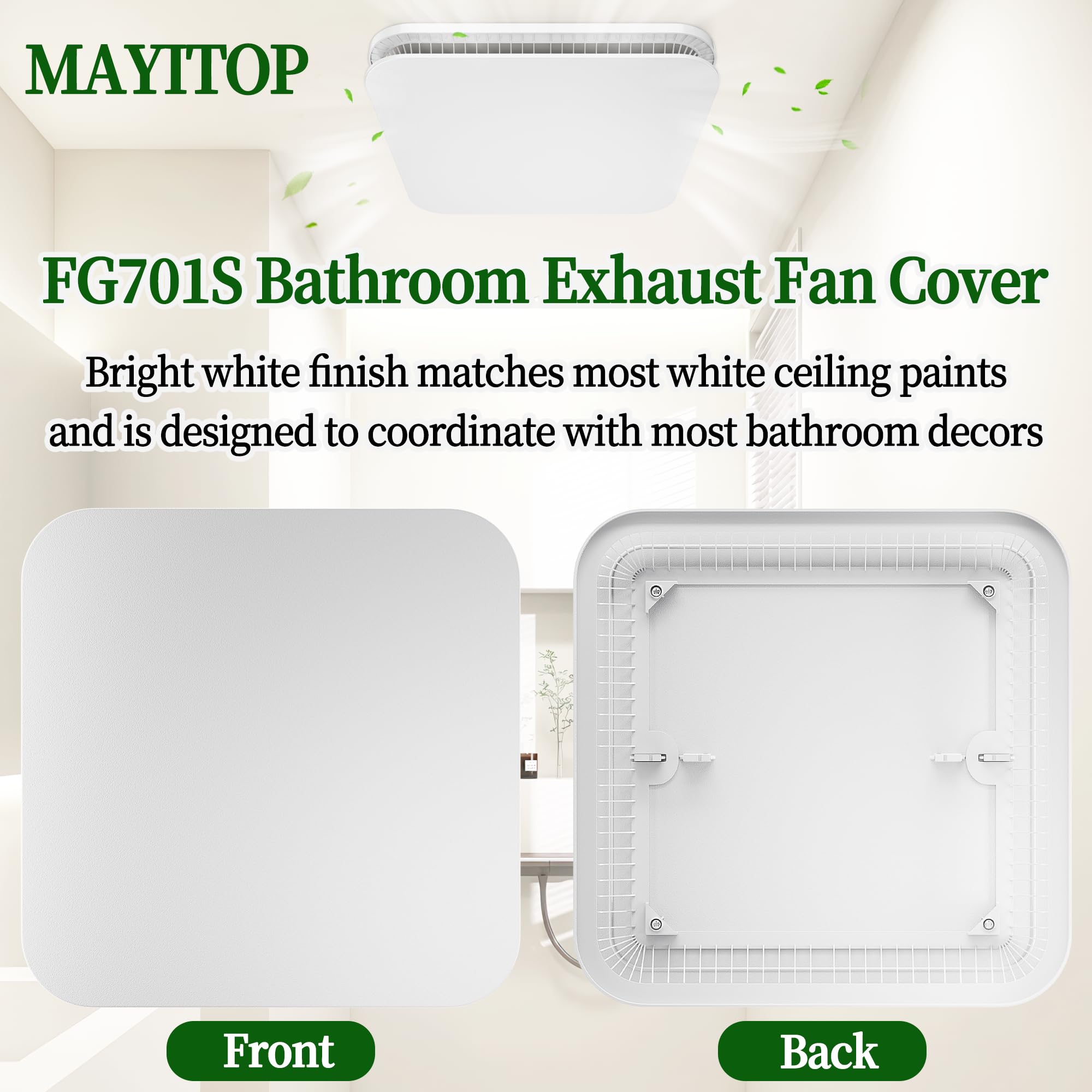Dimensions highlight the 13.25 by 13.25 inch grille cover.