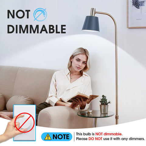 Maylaywood flicker-free A19 LEDs reduce glare for comfortable use
