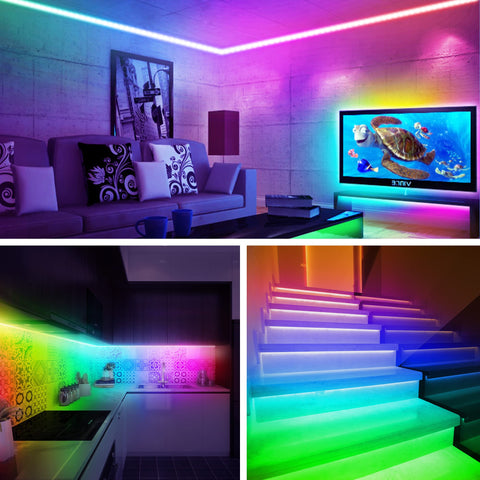 Maylit ICRGB backlight kit helps reduce glare for late-night viewing.