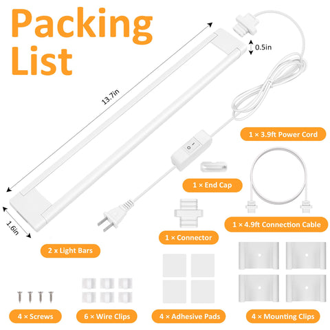 Maylit slim under-cabinet LED light delivering even illumination