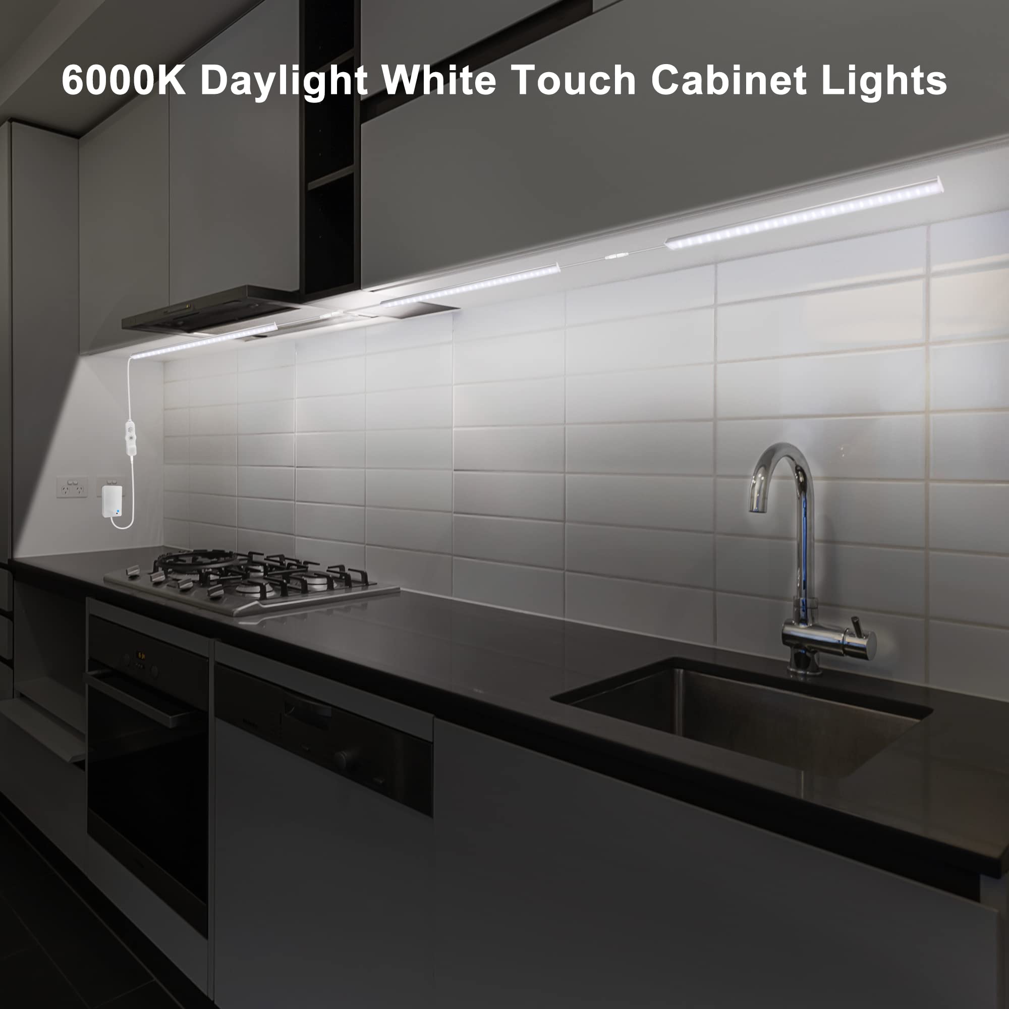 Maylit ultra-thin 0.25-inch under-cabinet light blends unseen under cabinets for clean aesthetics