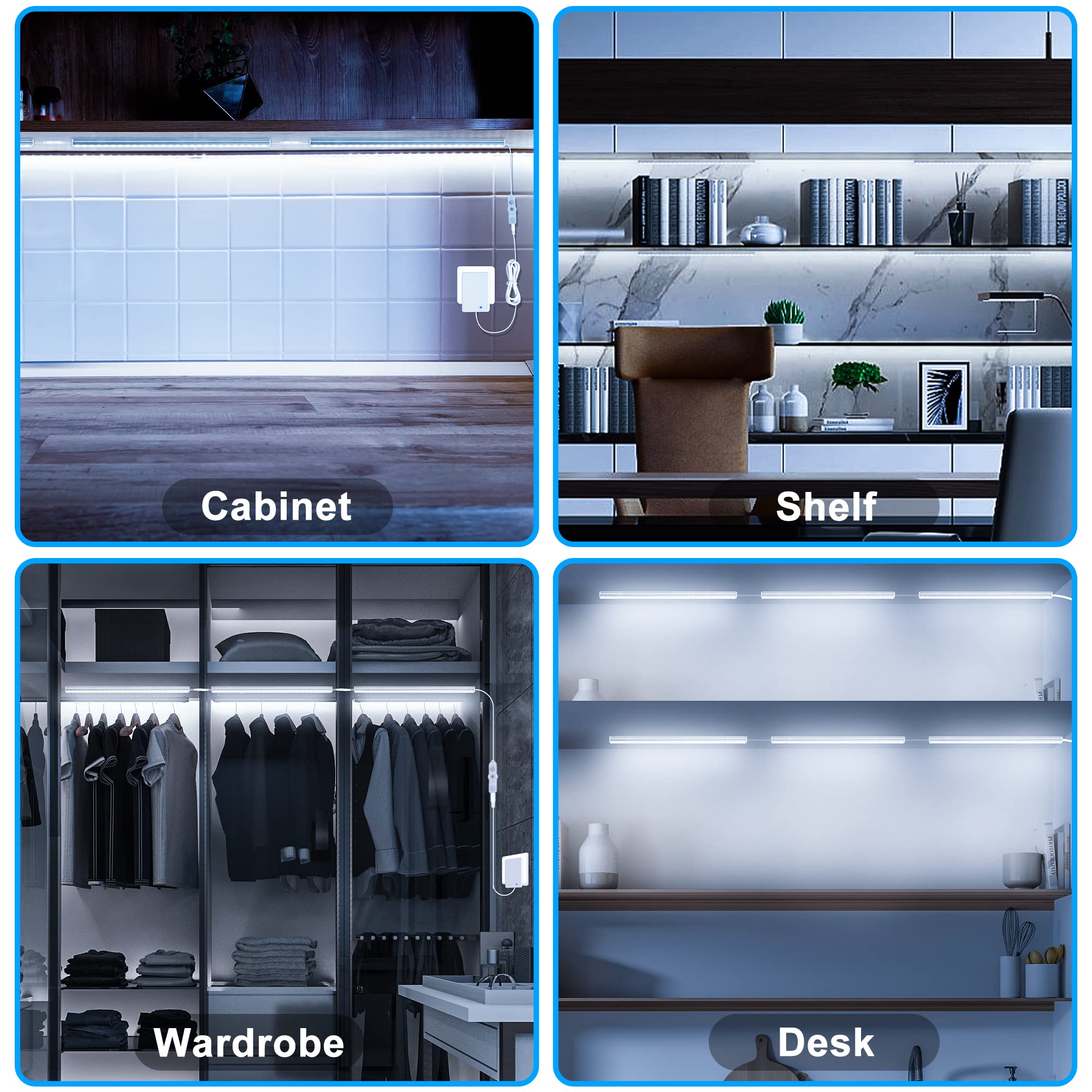 Maylit versatile lighting for kitchen, bedroom, closet and more spaces