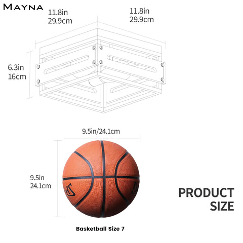 MAYNA hand-painted wood finish and rustproof metal details endure daily use