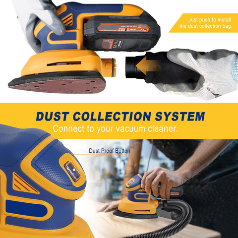 Mayoki includes 10 sanding papers with grits P80 to P240 for versatility.