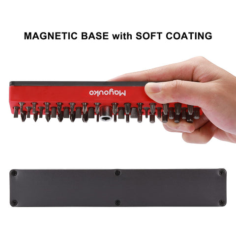 Mayouko four adapter holes accommodate 1/4-inch bit adapters.