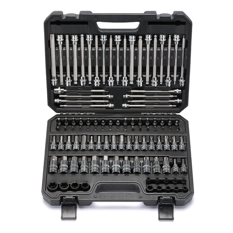Mayouko 107-piece set with torx sockets for versatile automotive and mechanical tasks
