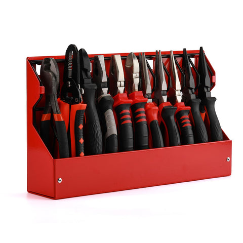 Mayouko 11-slot pliers rack keeps pliers neatly organized for quick access.