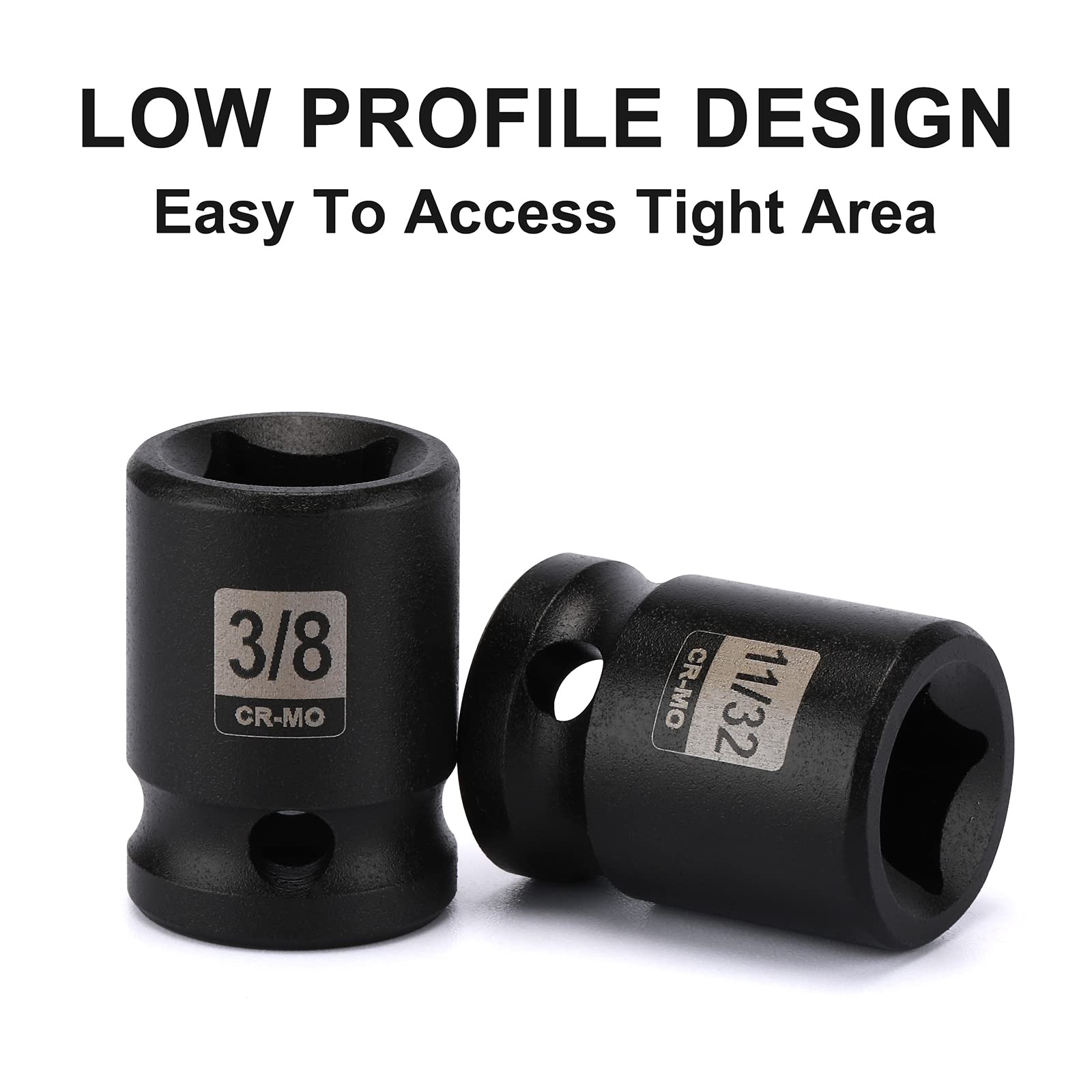 Mayouko pipe socket set, female 1/4 inch for reliable seating.