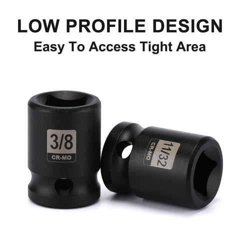 Mayouko pipe socket set, female 1/4 inch for reliable seating.